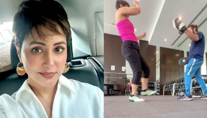 Hina Khan Shares New Workout Video Amid Chemotherapy; 'One Step At A Time'
