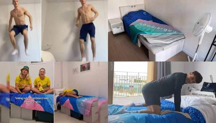 Athletes Test &#039;Anti-Sex Beds&#039; At Paris Olympics 2024, Share Hilarious Videos On Instagram - Watch