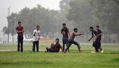 Light Rain Brings Relief From Humidity In Delhi, Commuters Navigate Drizzle