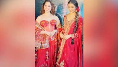 Stree 2: Shraddha And Tamannaah Dazzle In Red At The Song Launch For 'Aaj Ki Raat'