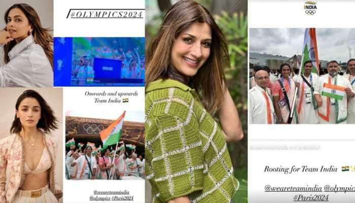 Paris Olympics 2024: Deepika Padukone, Alia Bhatt, And Sonali Bendre Cheer For &#039;Team India&#039; 