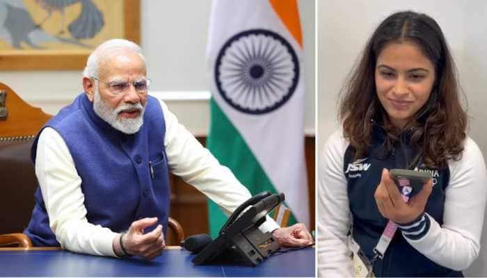 PM Modi Calls Up Manu Bhaker After Maiden Olympic Medal Win; Listen To Their Conversation