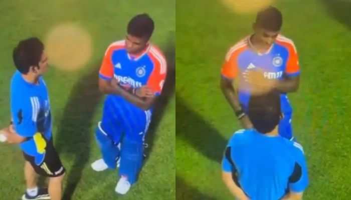 Gautam Gambhir &amp; Suryakumar Yadav's Intense Post-Match Chat After Team India' Series Win Against Sri Lanka Goes Viral - Watch