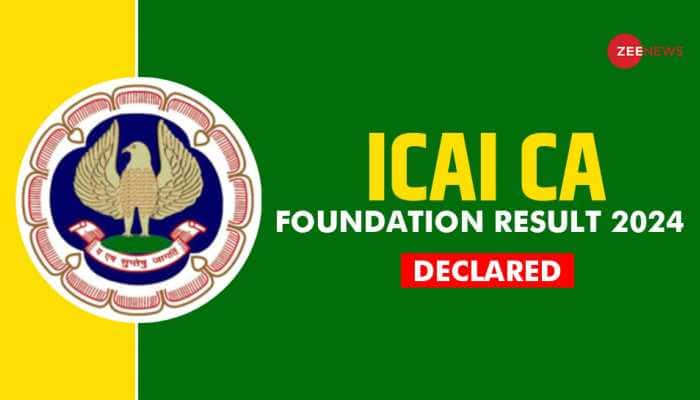 ICAI CA Foundation Result 2024 Released At icai.nic.in- Check Direct Link, Steps To Download Here