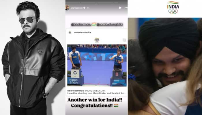 Anil Kapoor Salutes Shooting Stars: Manu Bhaker And Sarabjot Singh&#039;s Air Pistol Triumph