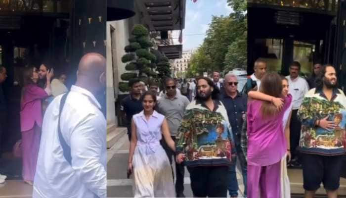 Watch: Nita-Mukesh Ambani&#039;s Goodbye Gesture To Anant-Radhika In Paris