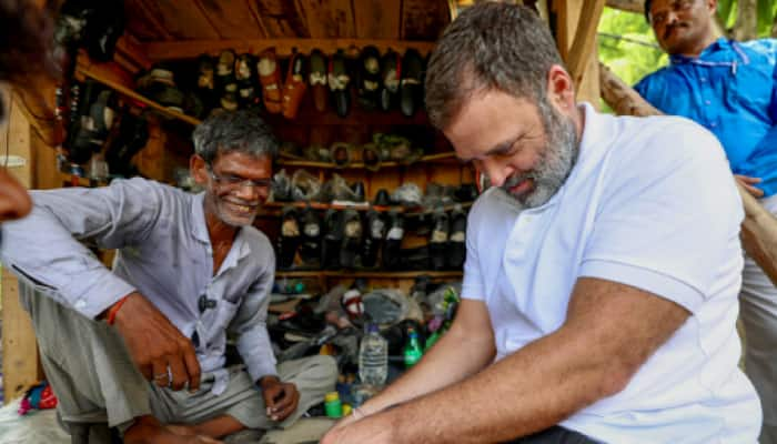 UP Cobbler&#039;s Fortune Changes With Rahul&#039;s Visit, Offered Rs 10 Lakh For Shoes Stitched By LoP