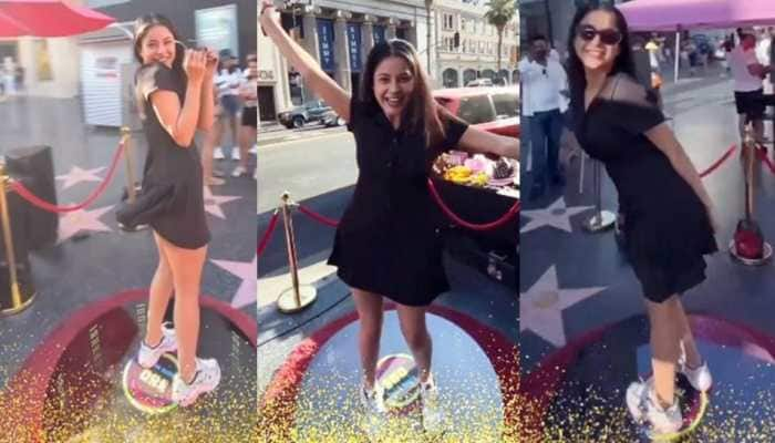 Shehnaaz Gill Has Her Hollywood ‘Walk Of Fame’ Moment - WATCH 