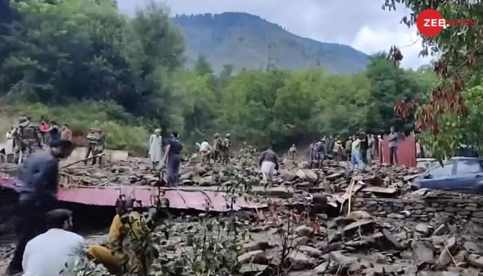 Cloudburst Hits Jammu And Kashmir’s Ganderbal District, Flooding Nearby Areas