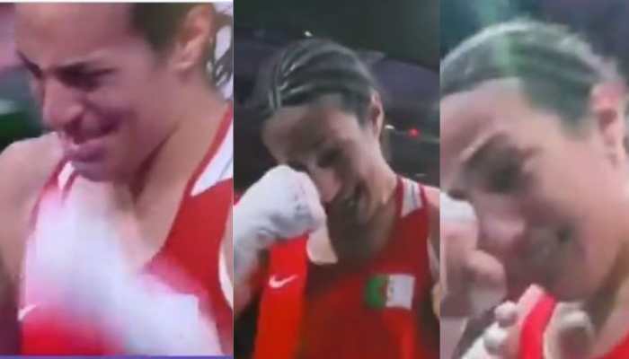 Paris Olympics 2024: Algerian Boxer Imane Khelif Breaks Down In Tears After Winning Against Hungary&#039;s Anna Luca Amidst Gender Controversy- WATCH