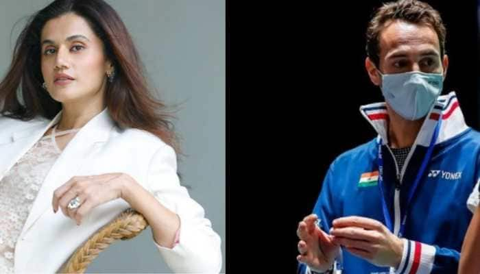 Taapsee Pannu&#039;s Hilarious Response To Husband Mathias Boe&#039;s Retirement Post