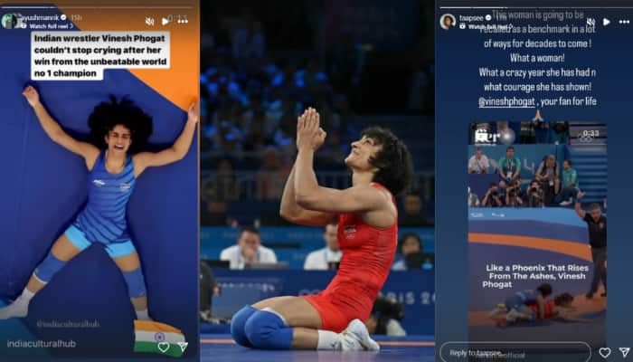 Vinesh Phogat&#039;s Paris Olympics Victory: Taapsee Pannu, Riteish Deshmukh Congratulate Her