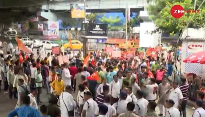 Watch: Protest Erupts In Bengal's Kolkata Over Attacks On Hindu Minorities In Bangladesh