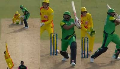 Kieron Pollard Smashes 5 Consecutive Sixes Off Rashid Khan In The Hundred League, Spectators Left Stunned- WATCH