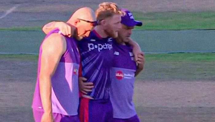 Ben Stokes' Horrific Injury Video Goes Viral; England Captain Carried Off The Field By Teammate - Watch
