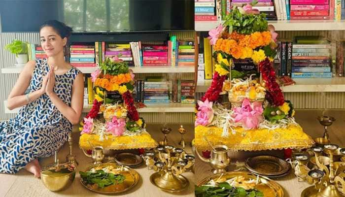 Shravan Somwar: Ananya Panday Performs Lord Shiva&#039;s Puja, Shares A Glimpse