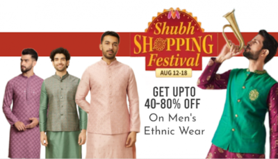 Myntra Shubh Shopping Festive Sale 2024: Get Up to 40-80% Off on Fashion!