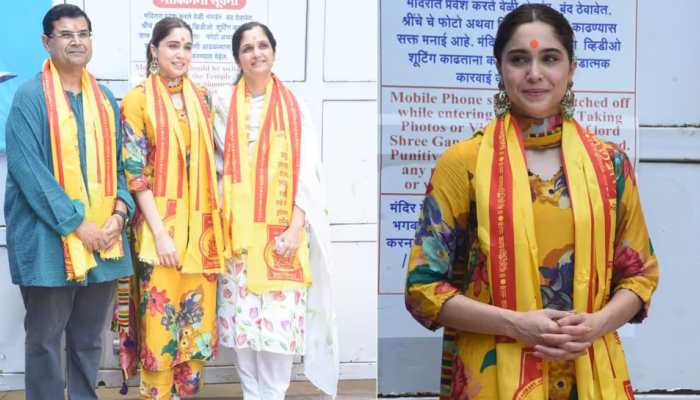 Sharvari Wagh Visits Siddhivinayak Temple Ahead Of Vedaa Release, Seeks Bappa's Blessings