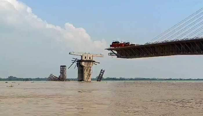 On A Record &#039;Breaking&#039; Spree: Under-Construction Bridge In Bihar&#039;s Bhagalpur Collapses For 3rd Time