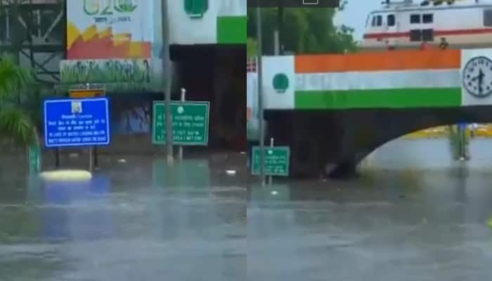 School Bus, Autorickshaw Get Stuck In Delhi&#039;s Waterlogged Minto Bridge Underpass, 3 Children Rescued