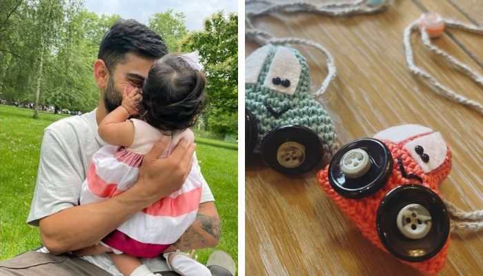 Virat Kohli's Son Akaay &amp; Daughter Vamika Celebrate Raksha Bandhan In London, Anushka Sharma Shares Heartwarming Photo