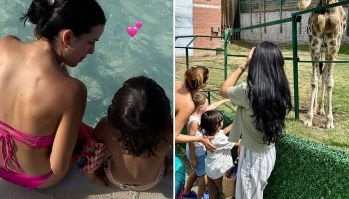 Natasa Stankovic Chills In Pool With Son Agastya, Shares Pic From Serbia