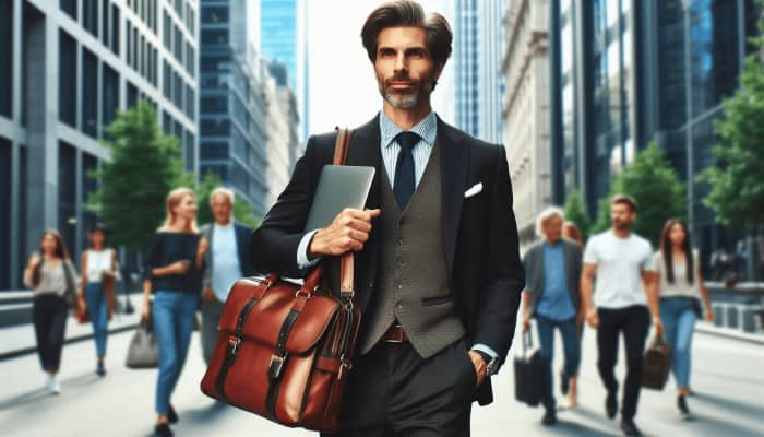 Make a Style Statement with Top Stylish and Durable Leather Laptop Bags for Men 