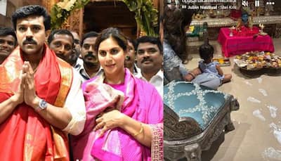 Janmashtami 2024: Ram Charan, Wife Upasana Celebrate Festival With Daughter Klin Kaara, Pet Dog Rhyme