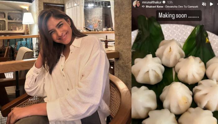 Ganesh Chaturthi 2024: Mrunal Thakur Shares Sneak Peek Of Special &#039;Prasad&#039; For Bappa