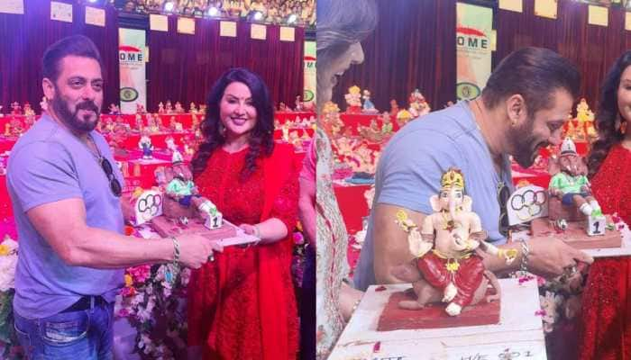 Salman Khan, Sonali Bendre Among Other Stars At Amruta Fadnavis&#039; Eco Friendly Ganesha Movement At Dome SVP Stadium - See Pics