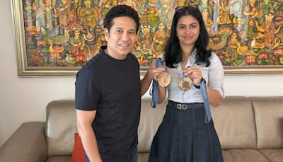 Manu Bhaker's Special Post For Sachin Tendulkar Goes Viral, Shooter Credits Legendary Cricketer For Inspiring Her