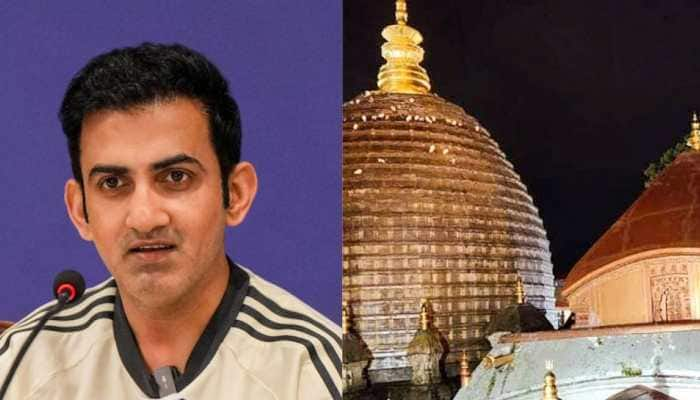 Former India cricketer Gautam Gambhir was spotted seeking blessings in the Kamakhya Devi Temple. 