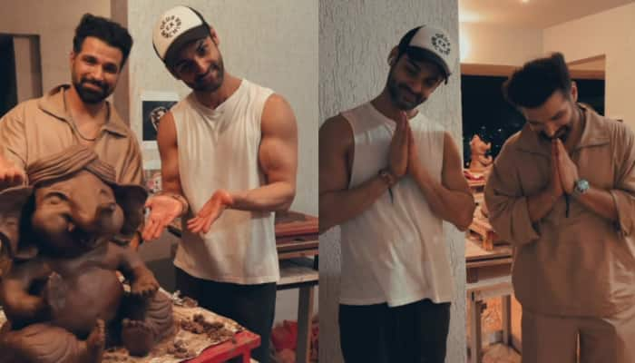 Ganesh Chaturthi 2024: Not Just 1 But 12 Eco-Friendly Ganesha Idols Unveiled By TV Stars Rithvik Dhanjani And Karan Wahi