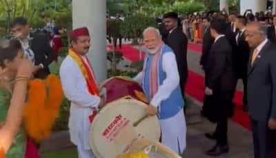 Watch - Modi In Singapore: PM Tries His Hands On Dhol, Meets Indian Diaspora