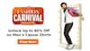Unlock Up to 80% Off on Men’s Casual Shirts: Myntra’s Fashion Carnival Sale!