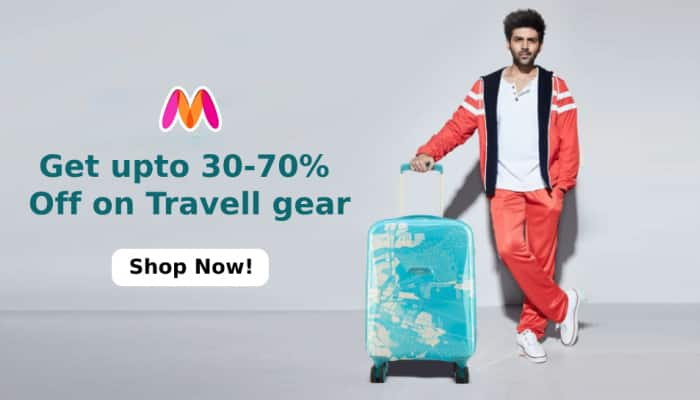 Top Branded Trolley Suitcases at 30-70% Off only on Myntra