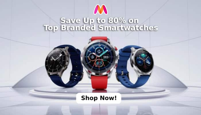 Up to 80% Off on Top Branded Smartwatches – Shop Now at Myntra!