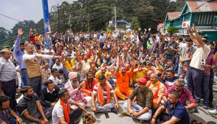 Himachal Pradesh: Mass Protest Erupt In Shimla Over &#039;Illegal&#039; Mosque