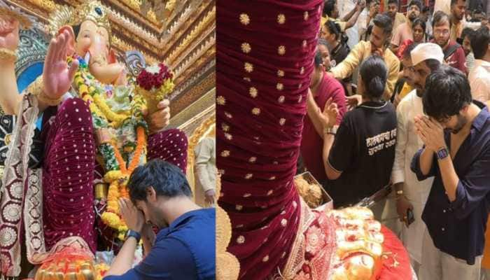 &#039;He Is Back&#039;: Kartik Aaryan Seeks Blessings At Lalbaugcha Raja On Ganesh Chaturthi