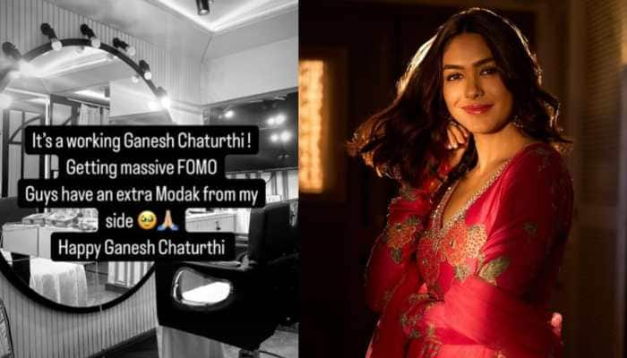 Mrunal Thakur’s Ganesh Chaturthi FOMO: &#039;Working Today, Enjoy An Extra Modak For Me!&#039; 