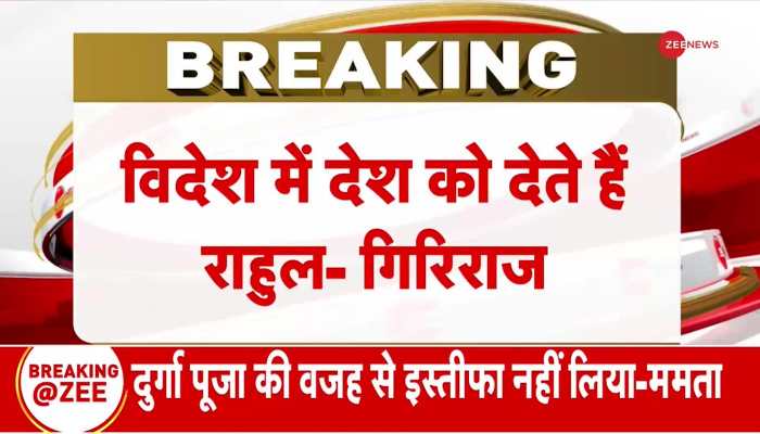 Giriraj Singh slams Rahul Gandhi's RSS Attack