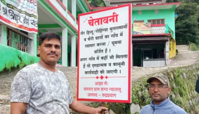 Posters Banning Entry Of 'Non-Hindus' Surface In Uttarakhand's Rudrapryag