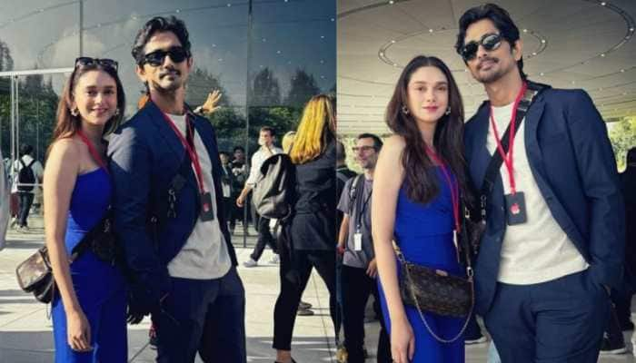 Aditi Rao Hydari And Siddharth Attended Apple&#039;s &#039;It&#039;s Glowtime Event&#039;; &#039;Two Apple Fans On An Adventure&#039;