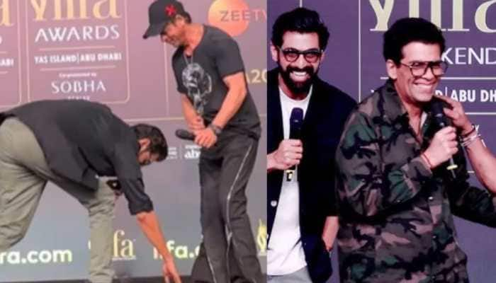 IIFA 2024: Rana Daggubati Touches Shah Rukh Khan And Karan Johar&#039;s Feet, Fans React