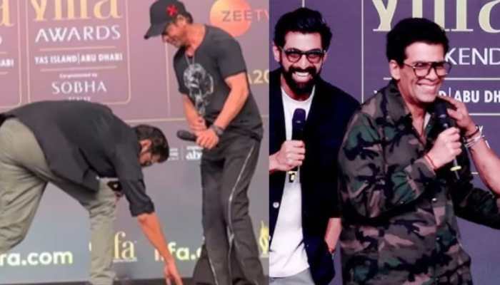 IIFA 2024: Rana Daggubati Touches Shah Rukh Khan And Karan Johar's Feet, Fans React