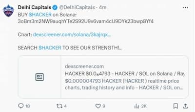 Delhi Capitals Official Twitter Account Hacked; Malicious Links Posted, IPL Franchise Deletes Post Minutes Later