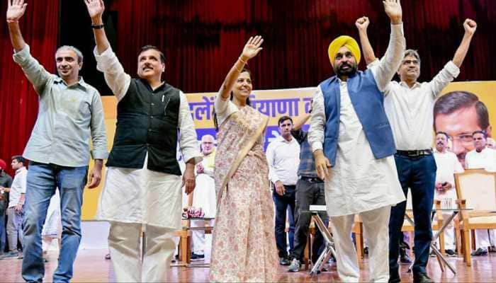 Haryana Assembly Polls: Sunita Kejriwal, Bhagwant Mann Find Place In AAP&#039;s 40-Star Campaigners List