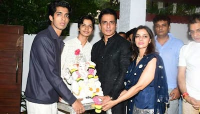 Ganpati Visarjan 2024: Sonu Sood Bids An Eco-Friendly Farewell To Lord Ganesha At His Residence