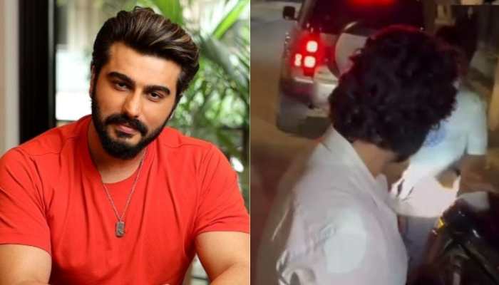 Arjun Kapoor Scolds A Paparazzi For Pointing Cameras On Malaika Arora&#039;s Face 