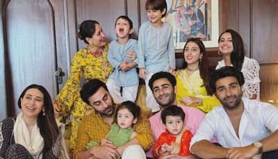 At Kapoor's Ganesh Chaturthi 2024 Celebration, Raha Sits On Daddy Ranbir Kapoor's Lap And Steals The Show 